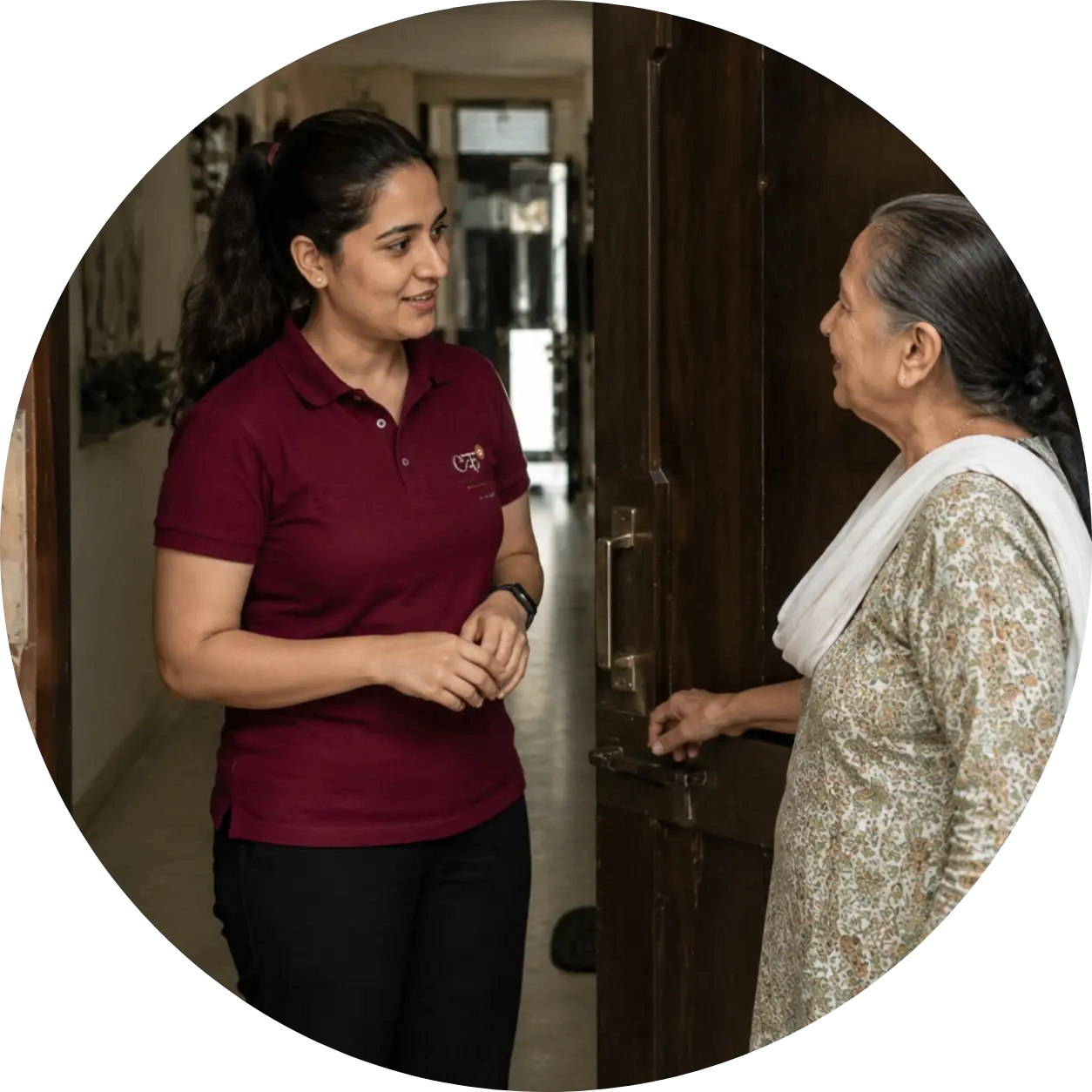 In-person visits to your door.